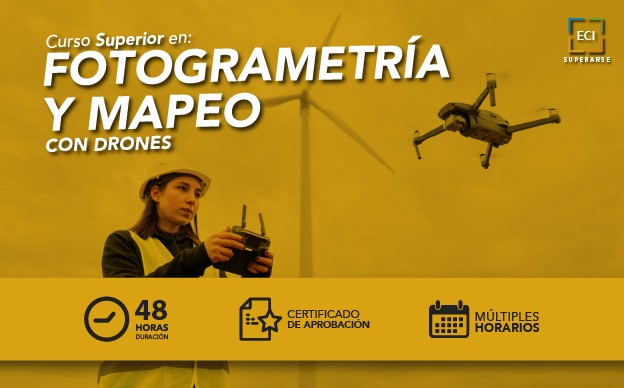 Curso Superior en Fotogrametría y Mapeo con Drones.