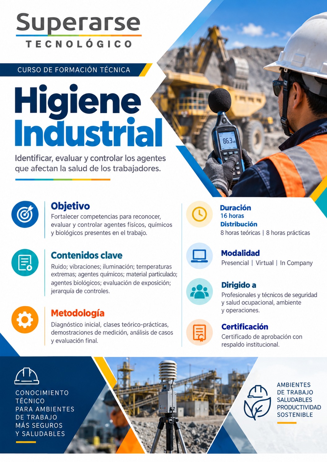 Curso de Formación Técnica Higiene Industrial 